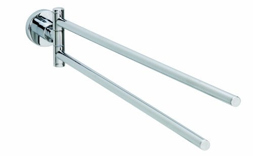Nie Wieder Bohren Loxx Handtuchhalter, zum Kleben, verchromt, inkl. Montage-Set, hohe Haltekraft (bis 6kg), 85mm x 50mm x 485mm