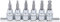 BGS 5109 | Bit-Einsatz-Satz | 10 mm (3/8) | Innensechskant mit Kugelkopf 3 - 8 mm | 6-tlg.