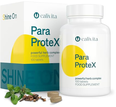ParaProteX - Detox Cleanse for Humans - Worming Tablets - Gut Health Supplement - Black Walnut and Wormwood - Candida Cleanse - Grapefruit Seed, Clove Oil, Barberry - Colon Cleanse - 100 Tablets