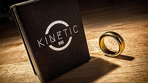 Murphy's Magic Supplies, Inc. Kinetic PK Ring (Gold) Beveled Size 9 by Jim Trainer - Trick