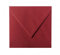 Paper24 100 quadratische Briefumschläge 125 x 125 mm, 12,5x12,5 cm, 120 g/m² mit Dreieckslasche Farbe: 24 Bordeaux