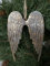 Generisch Engelsflügel Flügel Gold Deko Weihnachten Shabby Chic Vintage 14x9cm Metall
