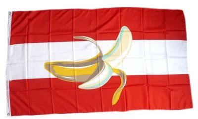 Fahne/Flagge Bananenrepublik Österreich 90 x 150 cm