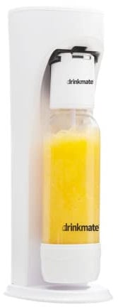 Drinkmate OmniFizz Sprudelwasser und Soda Maker, kohlensäurehaltig jedes Getränk, ohne es zu verwässern, CO2-Zylinder nicht im Lieferumfang enthalten (klassisches Weiß)