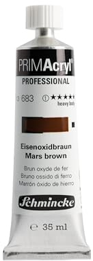 Schmincke PRIMAcryl Professional Eisenoxidbraun 35 ml Tube, 13 683 009