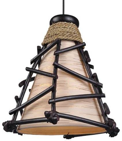 Pendellampe Romy - Deckenlampe, Deko-Leuchte, handgefertigte Stimmungsleuchte aus Natur-Materialien