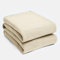 Dreamscene Cream Throw for Sofa, Super Soft Warm Cosy Plain Fleece Throw Blanket for Bed Lightweight Fluffy Single Bedspread Polar Fleece Blanket, 120 x 150cm