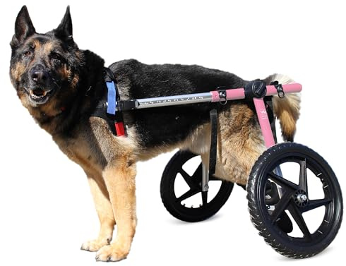 Walkin' Wheels Dog Wheelchair - for Large Dogs 70-180 Pounds - Veterinarian Approved - Dog Wheelchair for Back Legs
