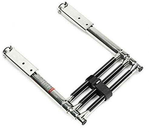 ISURE MARINE 3 Step Stainless Steel Telescoping Boat Ladder Swim Step