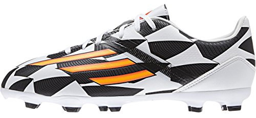 adidas F10 FG J WC Weiss Schwarz Leder Junior Junge Fussball Schuhe FIFA World Cup Brasil 2014 Neu