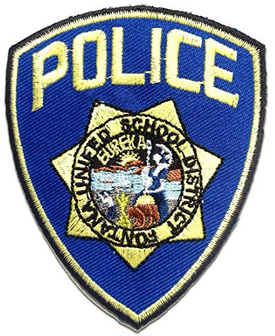 Catch the Patch Police Polizei Logo - (Größe: 6,8 x 8,5 cm) – Kultige Aufnäher zum Aufbügeln & Aufnähen – Für Jacken, Rucksäcke, Shirts & Cosplay – Ein Must-have für DIY-Fans