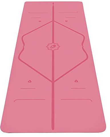 LIFORME Yogamatte - Die Weltweit Beste Umweltfreundliche, rutschfeste Yoga Matte Mit Dem Originalen Einzigartigen Ausrichtungsmarkierungssystem - Biologisch Abbaubare Matte