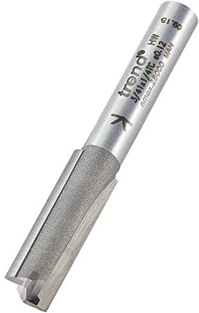 Trend Professional Straight Two Flute Router Cutter, 1/4 Inch Shank, 8mm Cut Diameter, Tungsten Carbide Tipped, 3/41X1/4TC