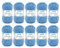 Gründl Wolle Filzwolle uni - Dicke Wolle zum Filzen in der Waschmaschine - Strickgarn zum Filzen - Weich und hautfreundlich - 100 % Schurwolle - 10 Knäuel 50 g /50 m -Nadelstärke 8 -9 - Taubenblau