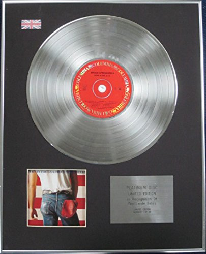 Bruce Springsteen - Limited Edition CD Platin-Schallplatte, “Born in the USA“