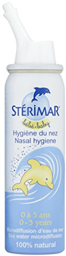Stérimar Sterimar Baby Spray Nasale Acqua di Mare 100% Naturale, Microdiffusione per Schiarire e Sbloccare il Naso - 50 ml