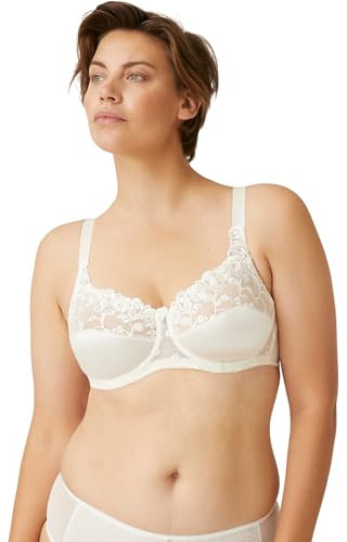 Naturana® Hochwertiger Damen BH mit Bügel [Cup B-E] BH sehr guter Halt bei schönem Dekolleté | 95 Champagner B
