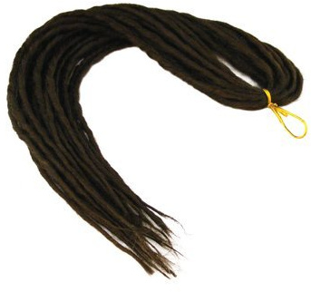 Elysee Star Dreads #6 Ash Brown Dreadlocks Double Ended Synthetic Dread