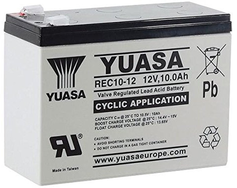 YUASA REC10-12 BATTERY DEEP CYCLE VRLA 12V 10AH [1] Pro-Series (Epitome Verified)