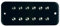 DiMarzio DP154BK Micro pour Guitare Electrique Noir