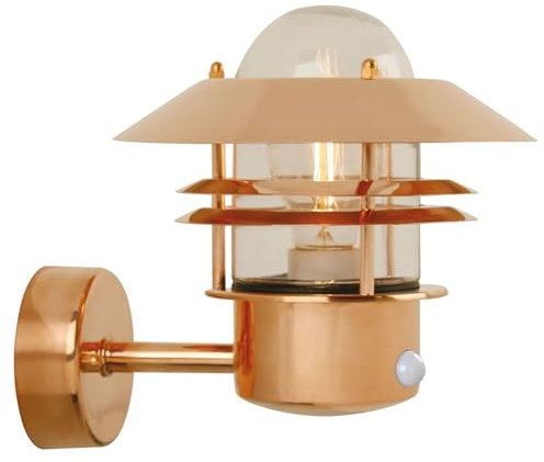 Design for the People NORD-25031030 A++, Außenwandleuchte, 60 W, E27, kupfer