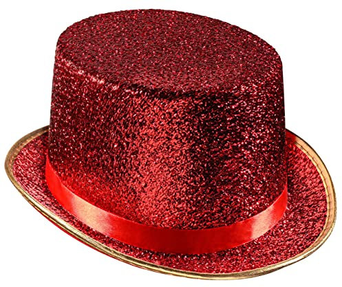 Dress Up America Zylinder für Erwachsene – Glänzender Smoking-Hut für Männer und Frauen – Kostüm-Zauberer-Hut