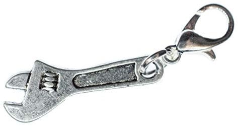 Miniblings Wrench Spanner Charm Pendant Tool Adjustable Tools Workshop