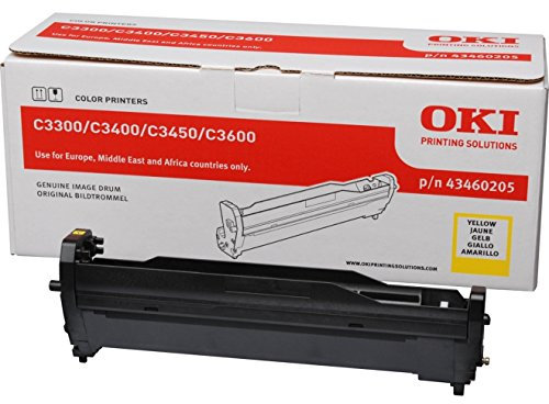 OKI Bildtrommel für C3300/C3400 Drucker Kapazität 15.000 Seiten, gelb