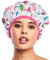 Betty Dain Stylish Design Mold Resistant Shower Cap, The Fashionista Collection, diva
