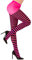 W WIDMANN MILANO Party Fashion - Collants, rayés, 70 DEN, Halloween, déguisements de carnaval