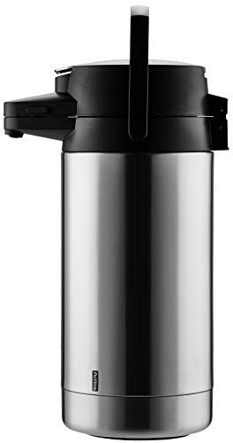 Helios Coffeestation Pumpkanne 3,5L - 6h Heiß - Hält Getränke heiß & kalt – Bruchsicherer Edelstahl – Ideal für Buffets und Konferenzen