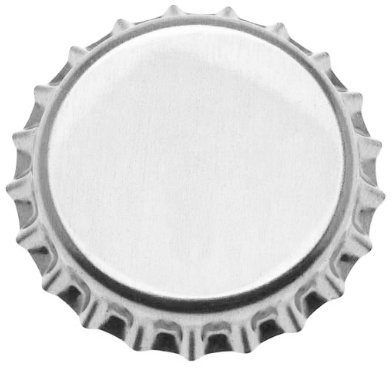 Shiny Silver Crown Bottle Caps Craft Scrapbook Jewelry No Liners (100)