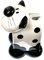 CERAMIC CAT DESIGN TOILET BRUSH HOLDER
