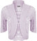 WearAll - Damen Bolero Gestrickt Kurzarm - Flieder - 40-42