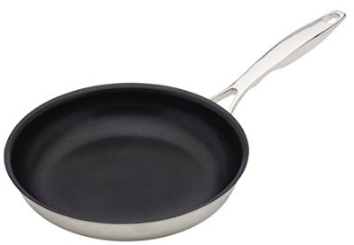 Swiss Diamond Prestige Clad Fry Pan, 9.5, gris