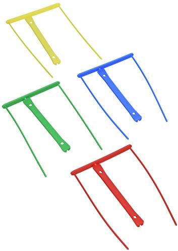 Fast Lot de 12 Relieurs Universels en Plastique semi-rigide Couleurs Assorties