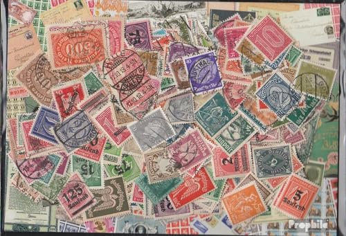 Prophila Collection Deutsches Reich 300 Verschiedene Marken aus den Jahren 1872 bis 1932 mit Nebengebieten (Briefmarken für Sammler)