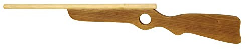 Bartl 104419 Holzgewehr einfach, Spielzeug holzwaffe, holzattrappe für Kinder