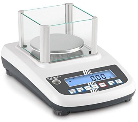KERN Serie PFB Kunststoff Präzisionswaage mit Komfortabler Bedienphilosophie, 1200g Wägebereich, 0,01g Ablesbarkeit, 210mm x 315mm x 90mm