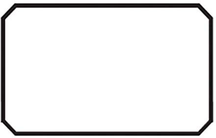 Belling Oven Cooker 4 Sided Rubber Door Seal Gasket (380mm x 350mm)