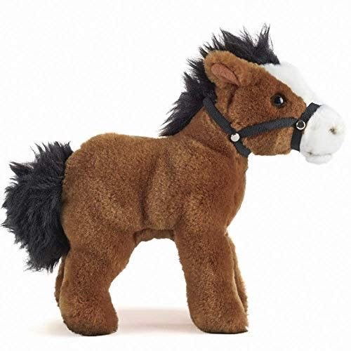 Living Nature Stofftier - Pferd mit Zaumzeug (23cm)