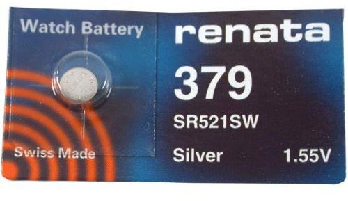 5 x Renata 379 SR521SW 1,55 V Silberoxid Uhrenbatterie