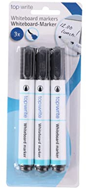 Marker whiteboard 3tlg