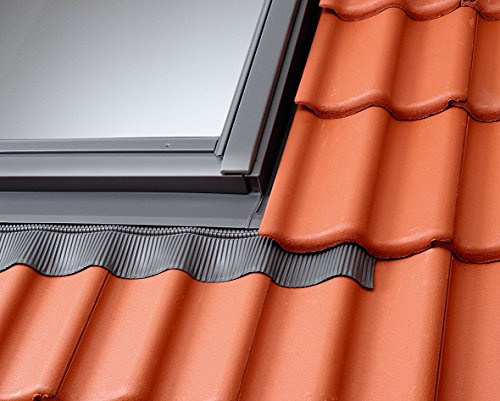 VELUX Eindeckrahmen EDZ PK08 0000, Ziegel Alu