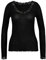 CALIDA Richesse Lace Langarmshirt Damen, aus Schurwolle und Seide, Feinripp, temperaturausgleichend und geruchsneutralisierend