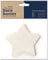 docrafts Papermania Bare Basics Leinwandformen, Stern, 6er-Pack