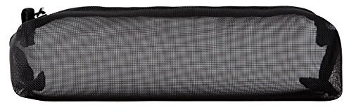 MUJI Nylon Mesh Pen Case Square schwarz