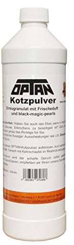 Optan Kotzpulver - Absorptionsmittel - zum Binden von Erbrochenem, Urin und flüssigem Stuhl - mit Frischeduft - 1.000 ml - 1 Flasche