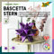 folia 860/1515 - Bastelset Bascetta Stern, Transparent violett, 15 x 15 cm, 32 Blatt, fertige Größe des Papiersterns ca. 20 cm, mit ausführlicher Anleitung - ideal zur zeitlosen Dekoration