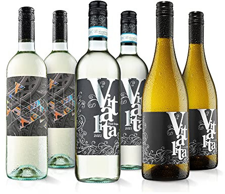 Virgin Wines - Italian Best Sellers White Wine Case - 6 Bottles (75cl) - Pinot Grigio, Falanghina & Soave